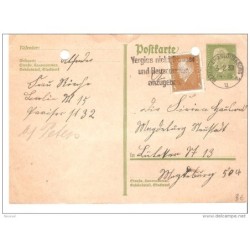 Tarjeta postal de alemania 1930