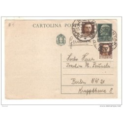 Tarjeta postal de italia de 1937