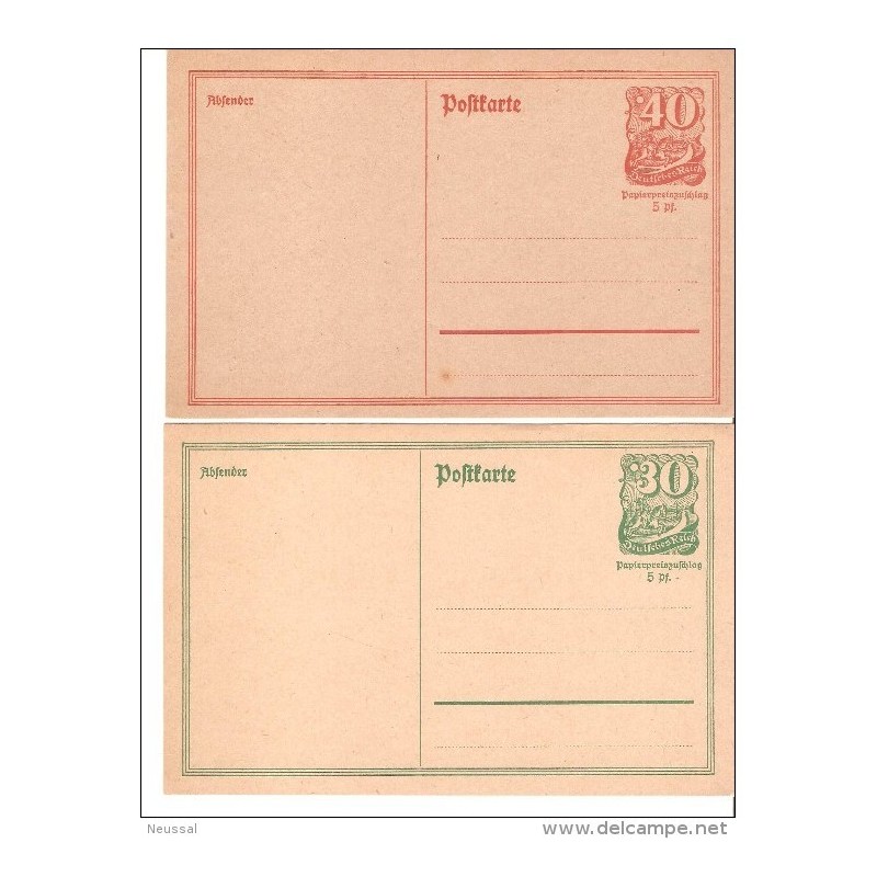 2 tarjetas de alemania reich1 2 tarjetas de alemania reich1