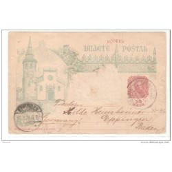 Tarjeta de acores 1904