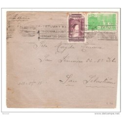 Carta circulada de marruecos
