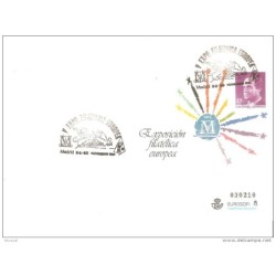 Sobre entero commemorativo oficial n 17 matasello exposicion filatelica  europea