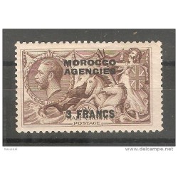 Sello n 10 marruecos zona francesa