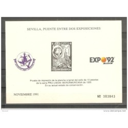 Hoja commemorativa España