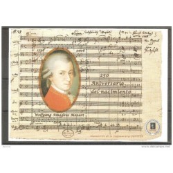 Viñeta hojita bloque de mozart