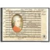 Viñeta hojita bloque de mozart