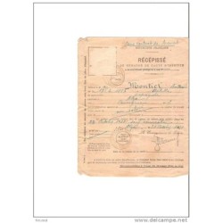 Papel de demanda de carta de identidad