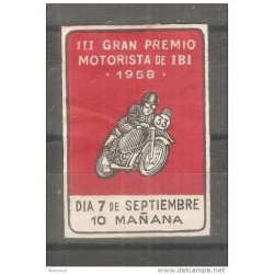 Viñeta gran premio motorista de ibi