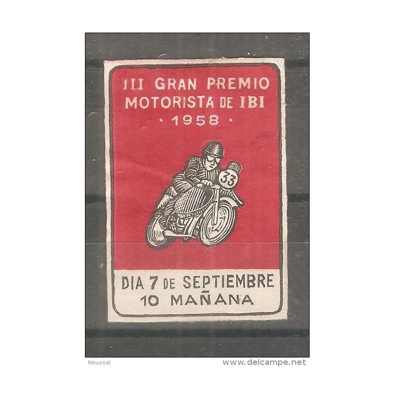Viñeta gran premio motorista de ibi Viñeta gran premio motorista de ibi