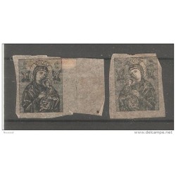 2 viñetas virgen con papel transparente