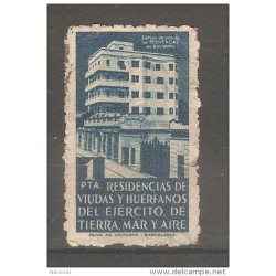 Viñeta  residencia de viudas del ejercito