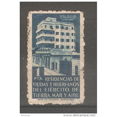Viñeta  residencia de viudas del ejercito