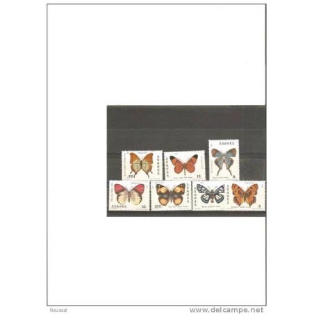 Serie de mariposas de angola
