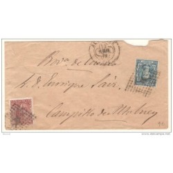 Carta matasello rombo y cuño trebol