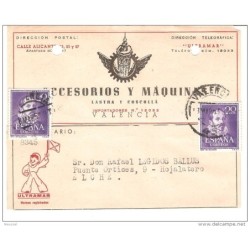 Tarjeta postal de 1953