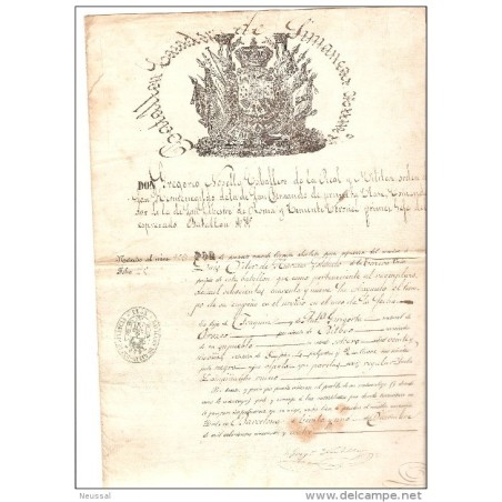 Papel batallon de cazadores de simancas  valladolid