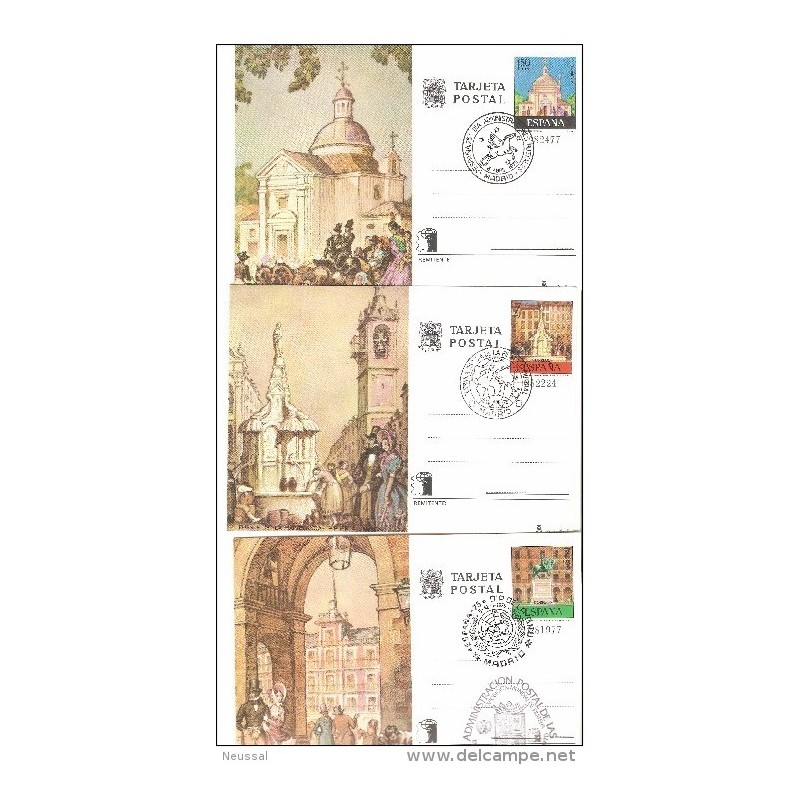 3 enteros postales usados diferentes matasellos n 108110 3 enteros postales usados diferentes matasellos n 108110