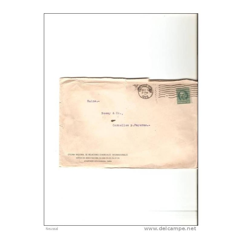 Carta de cuba 1923 Carta de cuba 1923