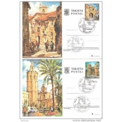 2 enteros postales usados n1056