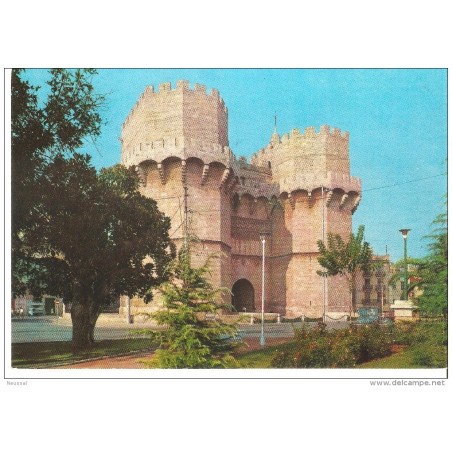 Tarjeta postal de valencia torres