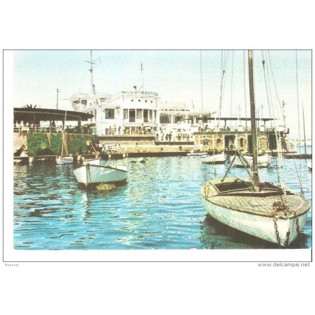Tarjeta postal de valencia club nautico