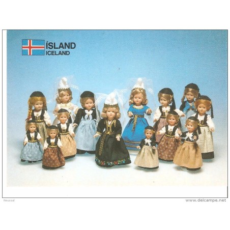 Tarjeta postal de islandia