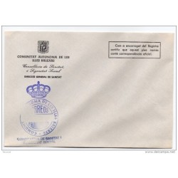 Carta con matasello comunidad autonoma   Baleares