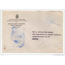 Carta con matasello instituto nacional de la salud Burgos