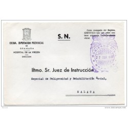Carta con matasello gobierno civil granada