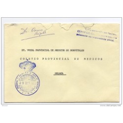 Carta con matasello conselleria de sanidad y ss de andalucia Jaen