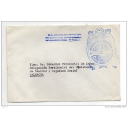 Carta con matasello  ministerio de gobernacion