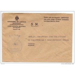 Carta con matasello  instituciones penitenciarias