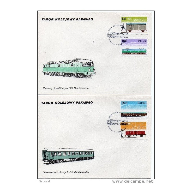 Serie n 28058 en carta polonia Serie n 28058 en carta polonia