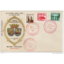 Carta de trenes serie n 10379 matasello vitoria