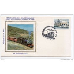 Carta de trenes autralia 1982