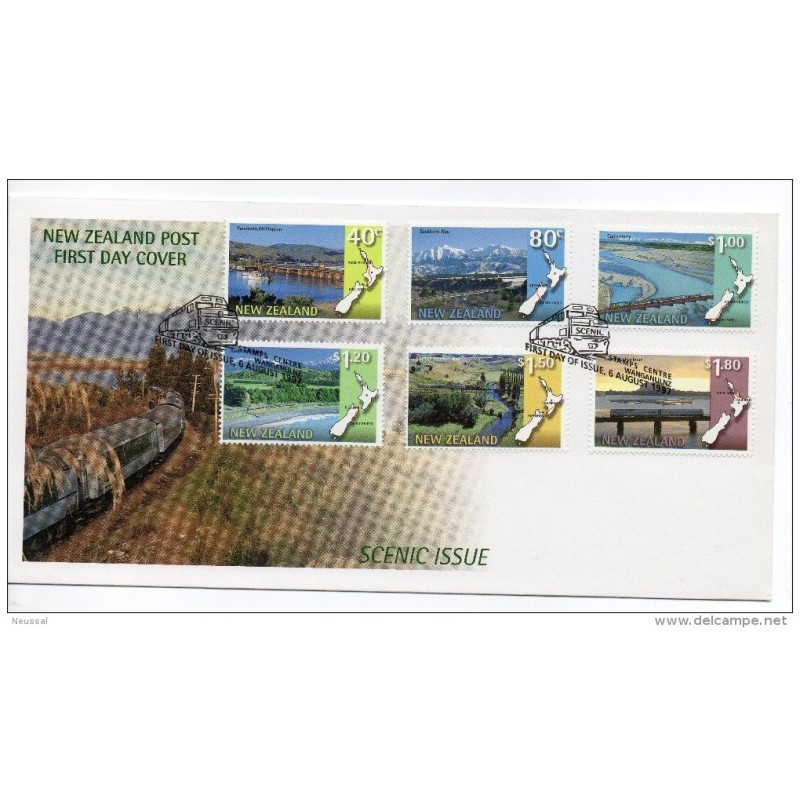 Carta con serie n 154853 trenes nueva zelanda Carta con serie n 154853 trenes nueva zelanda
