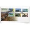 Carta con serie n 154853  trenes nueva zelanda