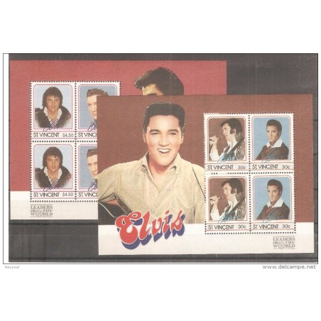 Serie en hojita de Elvis presley