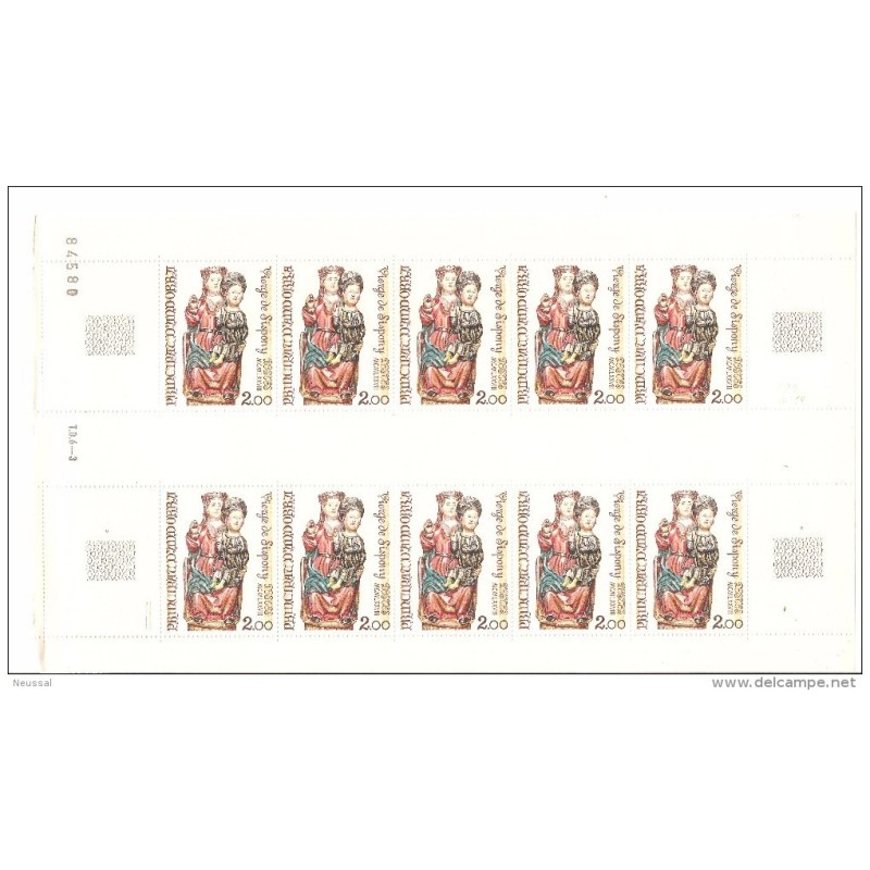 Pliego de 10 sellos n 293 Pliego de 10 sellos n 293
