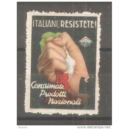 Viñeta italia  de la guerra