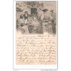 Tarjeta postal  de 1903 con matasello a suiza