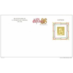Sobre entero postal n 5  españa