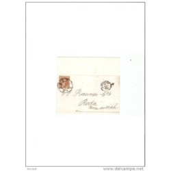 Carta con cuño barcelona y rueda carreta 2