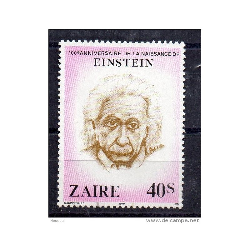 Sello n978 zaire einsten Sello n978 zaire einsten