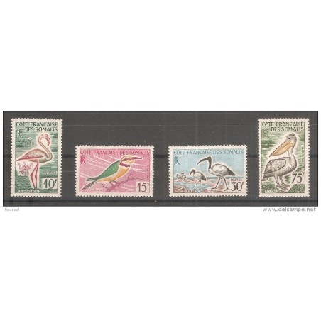 Sellos n 297298301303 solo pajaros cote de somalis