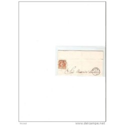 Carta con cuño malaga y rueda carreta 6