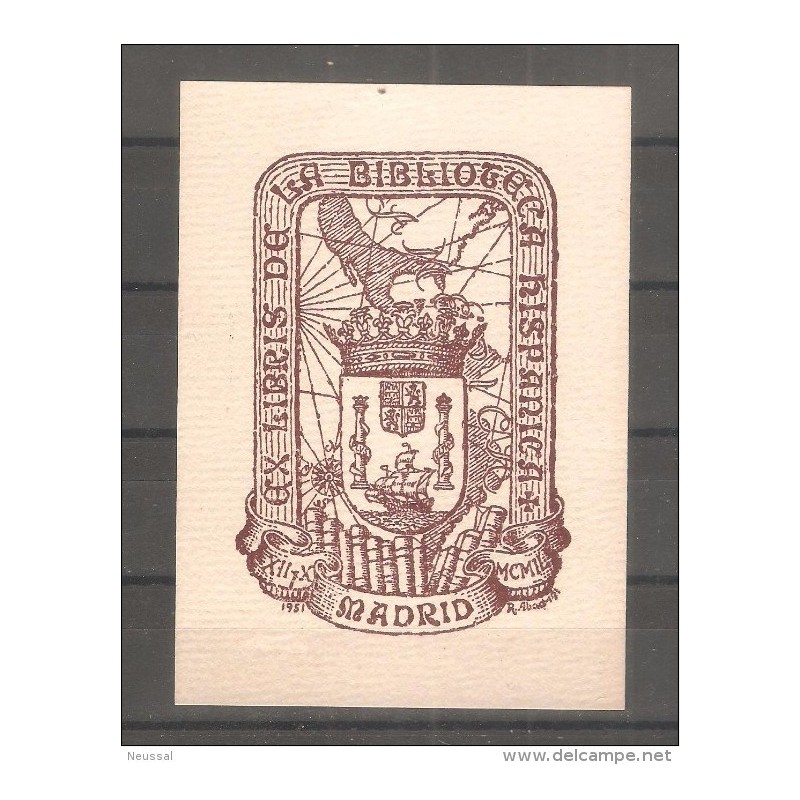 Papel libris de la biblioteca hispanica madrid Papel libris de la biblioteca hispanica madrid