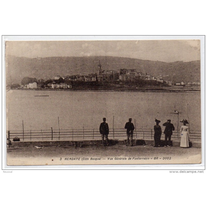 Tarjeta postal hendaye vue generale de fontarrabie Tarjeta postal hendaye vue generale de fontarrabie