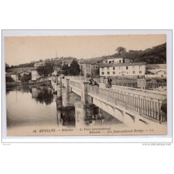 Tarjeta postal hendaye le pont international