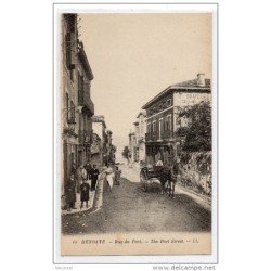 Tarjeta postal hendaye rue du port